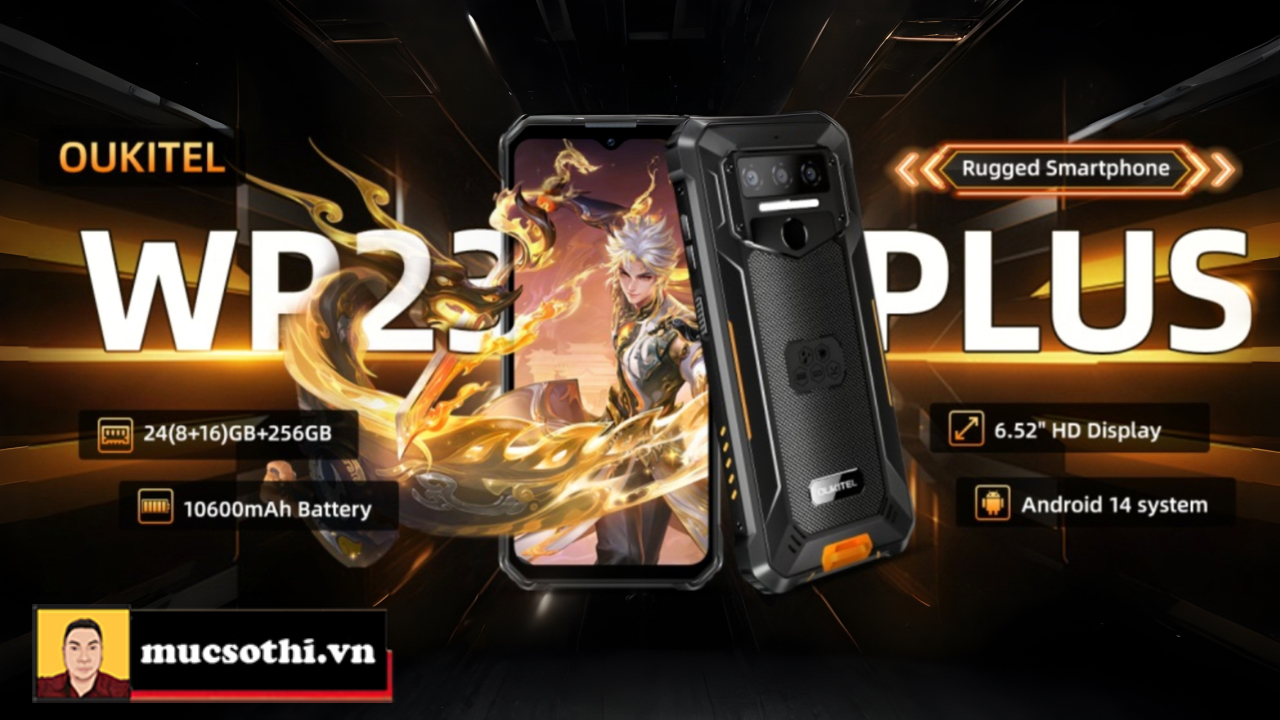 Oukitel WP23 Plus: Chiến binh siêu bền với pin khủng 10.600mAh và hiệu năng vượt trội - mucsothi.com.vn