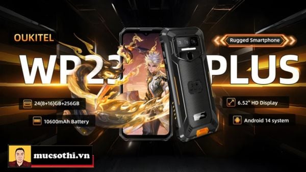 Oukitel WP23 Plus: Chiến binh siêu bền với pin khủng 10.600mAh và hiệu năng vượt trội