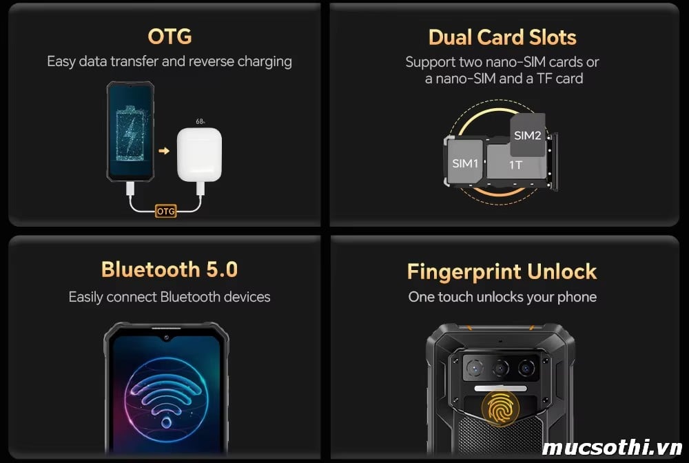 Smartphone Sờ To - Bán lẻ giá sỉ online giá tốt điện thoại Oukitel WP23 Plus chính hãng - 09175.09195