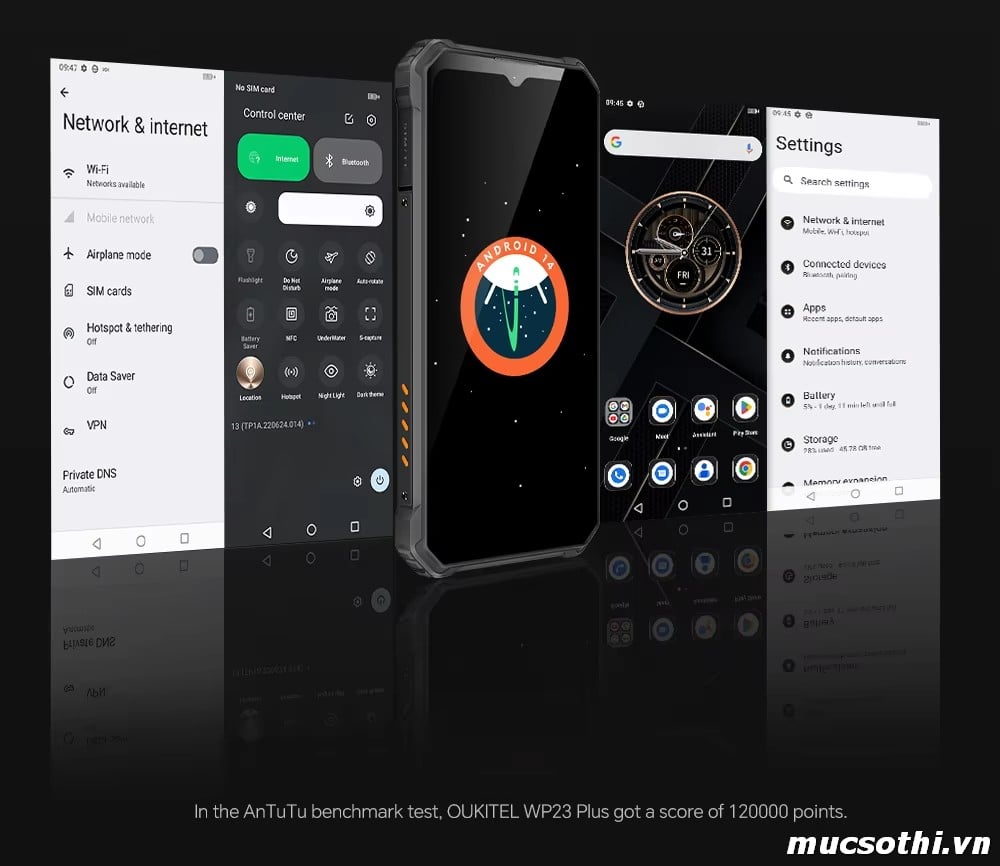 Smartphone Sờ To - Bán lẻ giá sỉ online giá tốt điện thoại Oukitel WP23 Plus chính hãng - 09175.09195