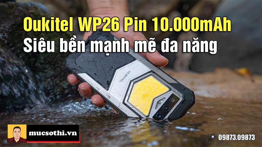 Không chỉ là một chiếc điện thoại thông minh, Oukitel WP26 là một cỗ máy mạnh mẽ đáng ngạc nhiên. Bạn đã sẵn sàng để khám phá - 09175.09195