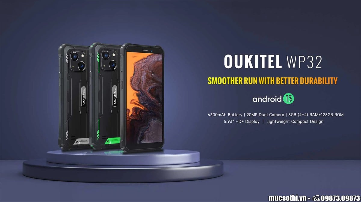 SmartphoneStore.vn - Bán lẻ giá sỉ online giá tốt điện thoại Oukitel WP32 chính hãng - 09175.09195