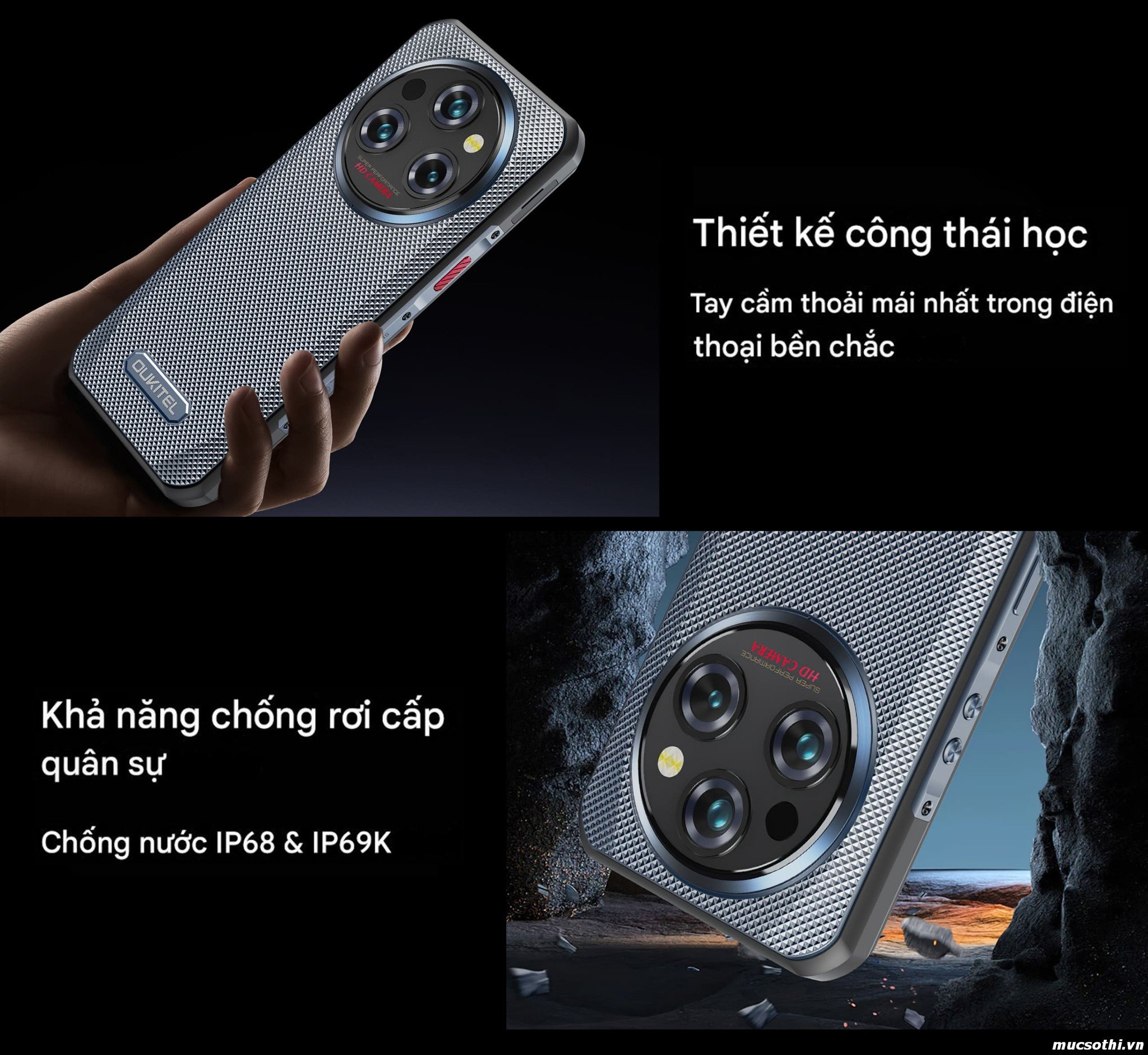 Smartphone Sờ To - Bán lẻ giá sỉ online giá tốt điện thoại Oukitel WP35Pro 5G chính hãng - 09175.09195