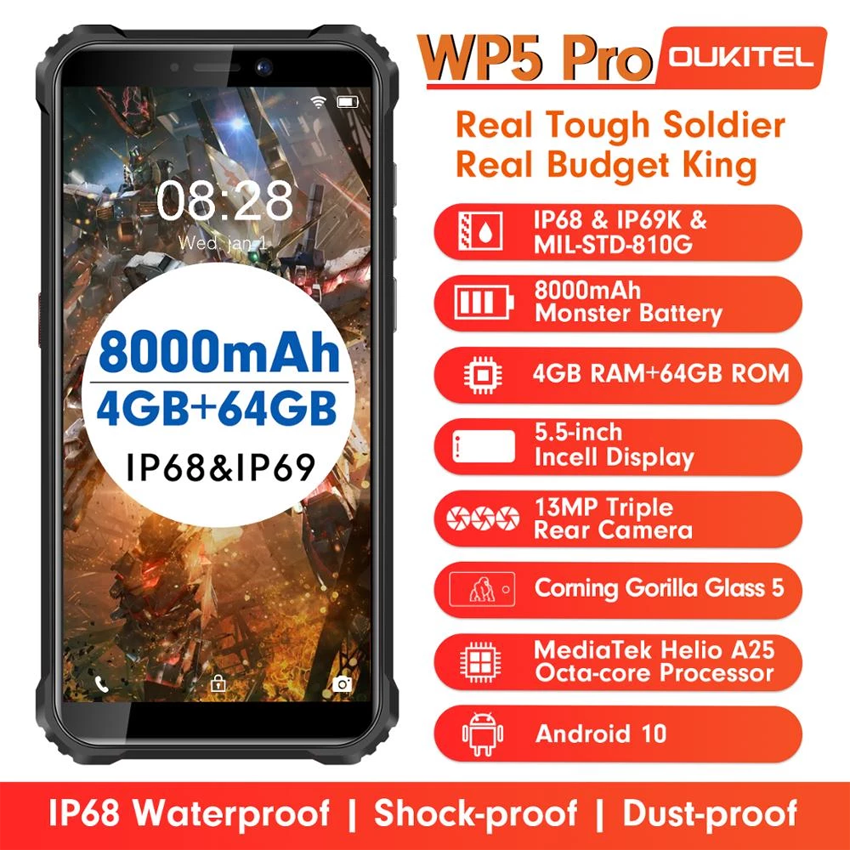 Sau khi biết về Oukitel WP5 Pro smartphone pin khủng này bạn sẽ muốn mua ngay lập tức - 09175.09195