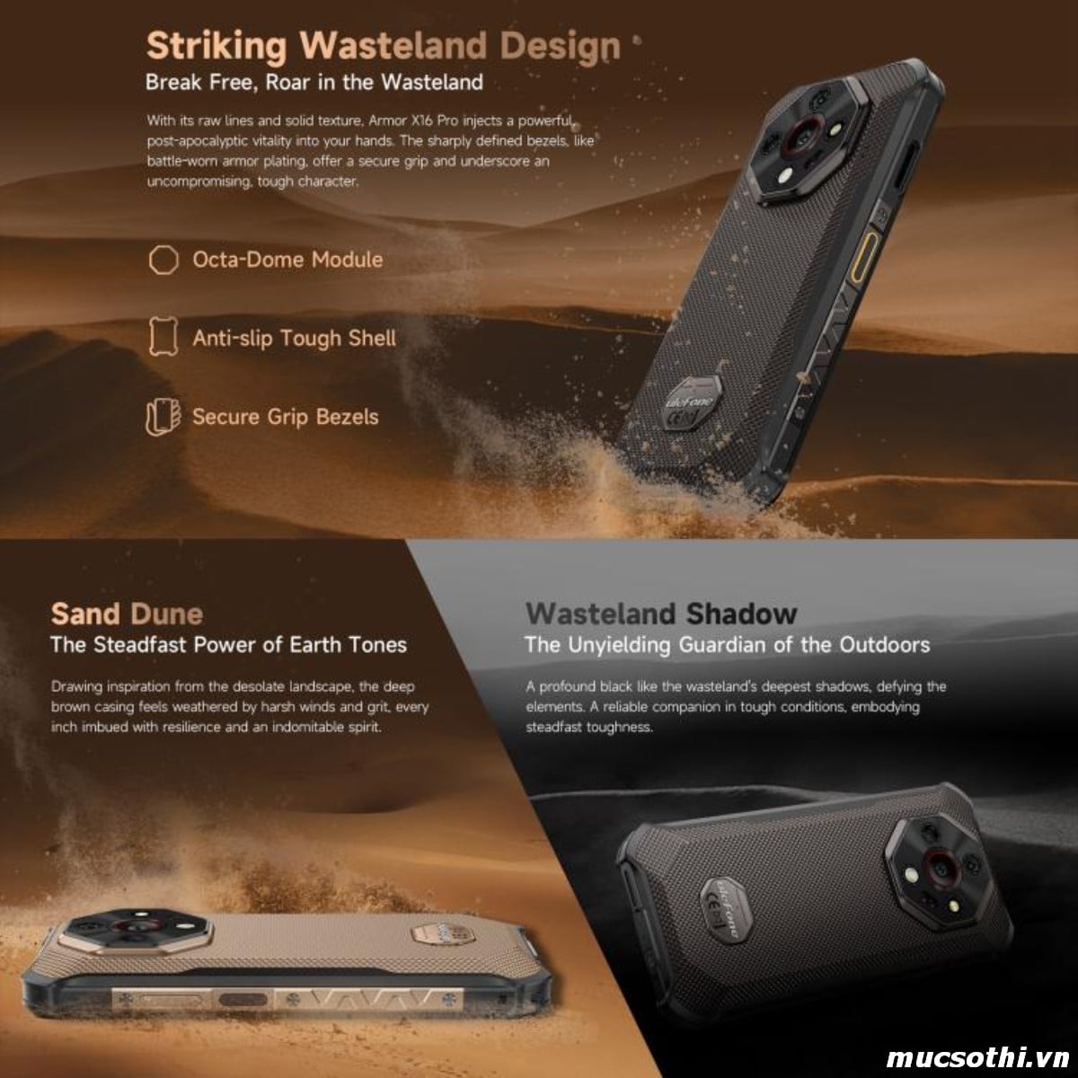 Smartphone Sờ To - Bán lẻ giá sỉ online giá tốt điện thoại Ulefone Armor X16Pro 5G chính hãng - 09175.09195