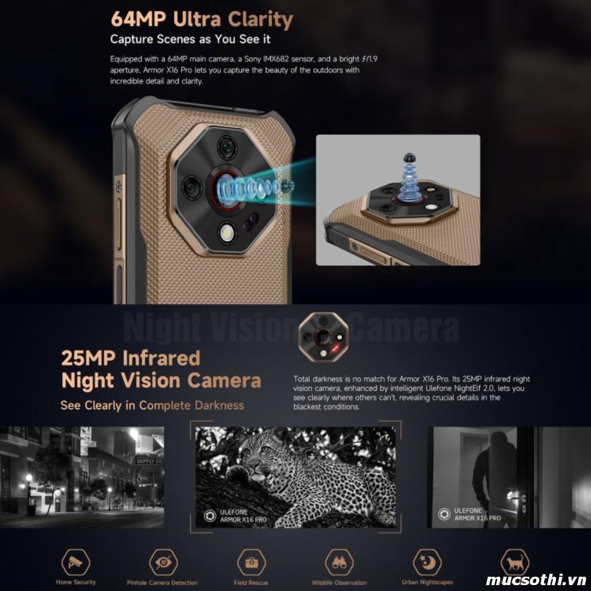Smartphone Sờ To - Bán lẻ giá sỉ online giá tốt điện thoại Ulefone Armor X16Pro 5G chính hãng - 09175.09195