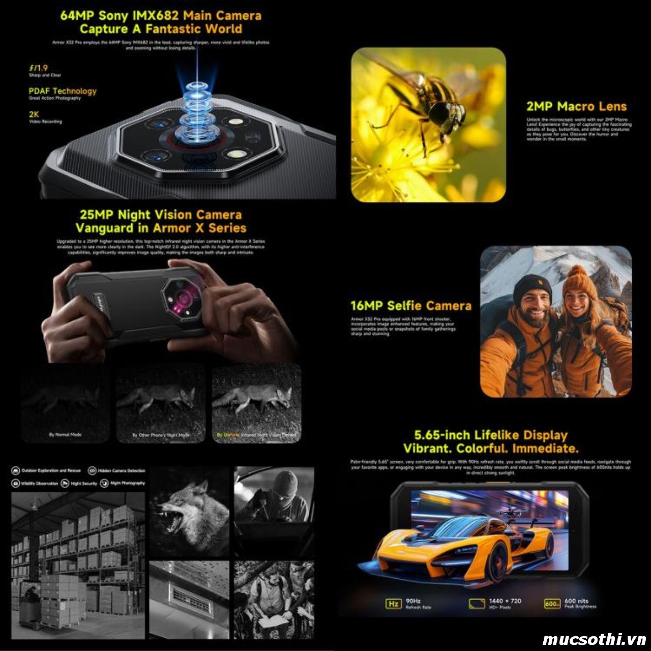 Smartphone Sờ To - Bán lẻ giá sỉ online giá tốt điện thoại Ulefone Armor X32Pro 5G chính hãng - 09175.09195