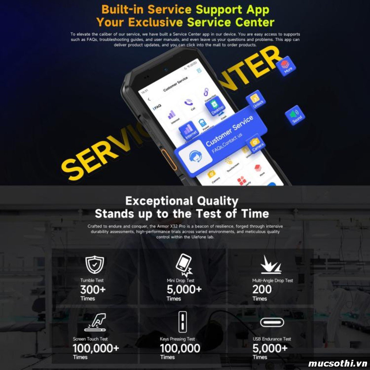 Smartphone Sờ To - Bán lẻ giá sỉ online giá tốt điện thoại Ulefone Armor X32Pro 5G chính hãng - 09175.09195