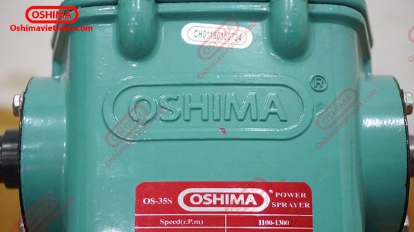 Thân của OS 35S dày được dập nổi hàng chữ Oshima nổi bật
