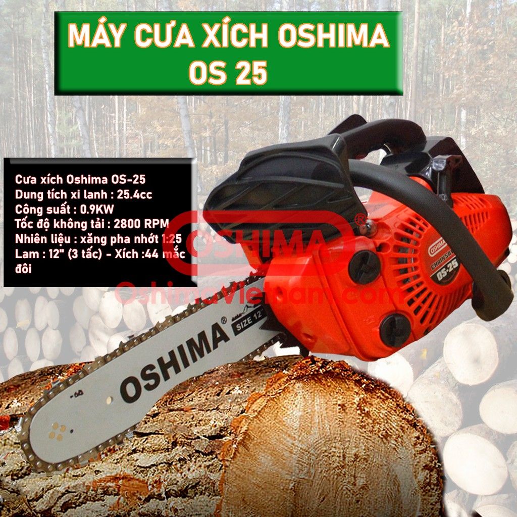 Máy cưa xích Oshima OS 25