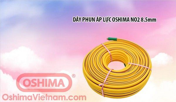 Dây hơi Oshima No2 - 8.5mm được làm bằng nhựa PVC bền và chắc chắn