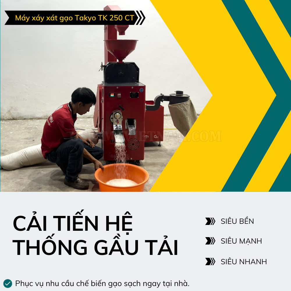 Máy xay xát gạo Takyo TK 250 CT chính hãng