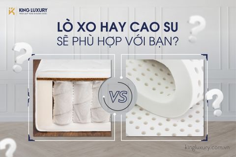 LÒ XO HAY CAO SU SẼ PHÙ HỢP VỚI BẠN?