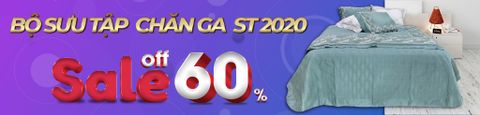 BIG SALE 60% - CHĂN GA NATURE HOME BỘ SƯU TẬP ST 2020!!!