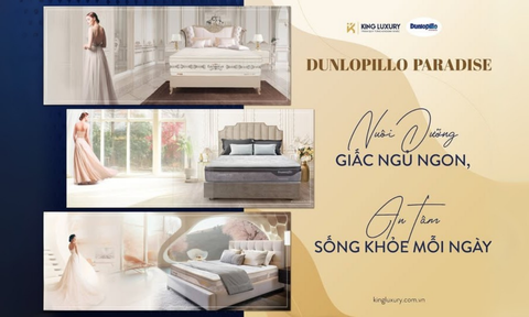 DUNLOPILLO PARADISE - BỘ SƯU TẬP NỆM CAO CẤP DÀNH CHO GIỚI THƯỢNG LƯU