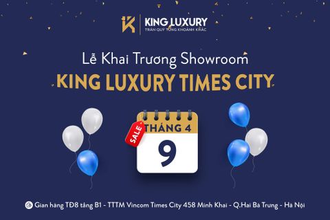 Thông báo: Lễ khai trương Showroom Dunlopillo | King Luxury - TTTM Vincom Times City