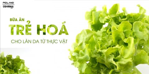 BỮA ĂN TRẺ HOÁ CHO LÀN DA TỪ THỰC VẬT