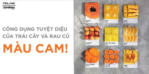 CÔNG DỤNG TUYỆT DIỆU CỦA TRÁI CÂY VÀ RAU CỦ MÀU CAM!