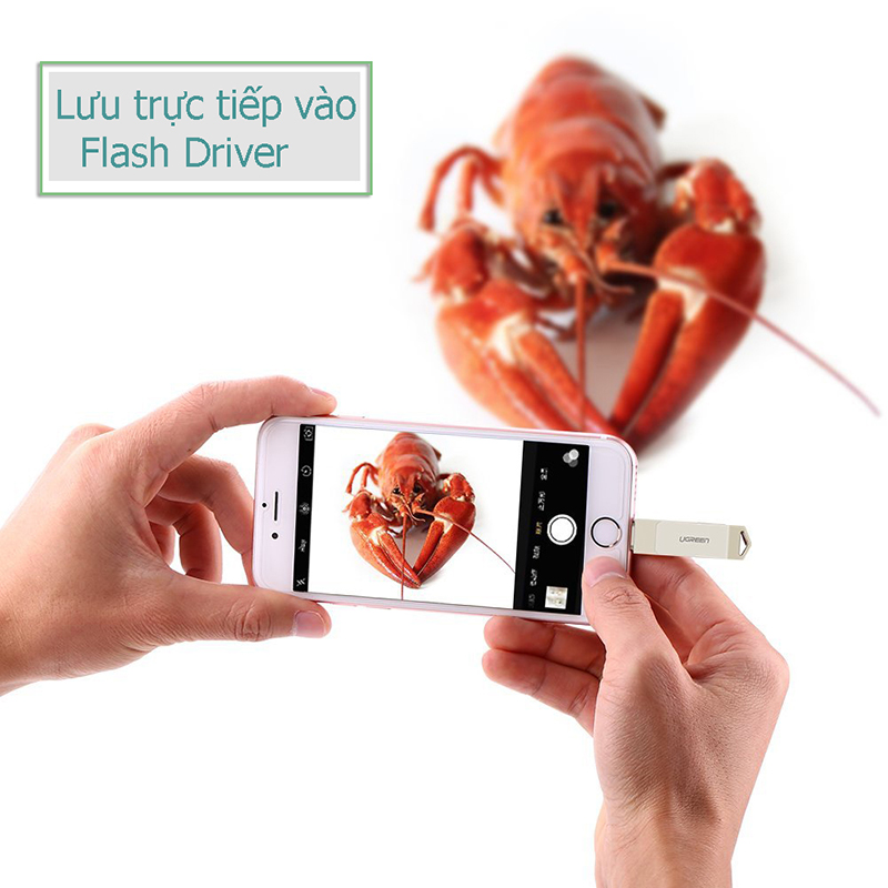 usb luu tru ben ngoai cho ipad iphone chinh hang ugreen