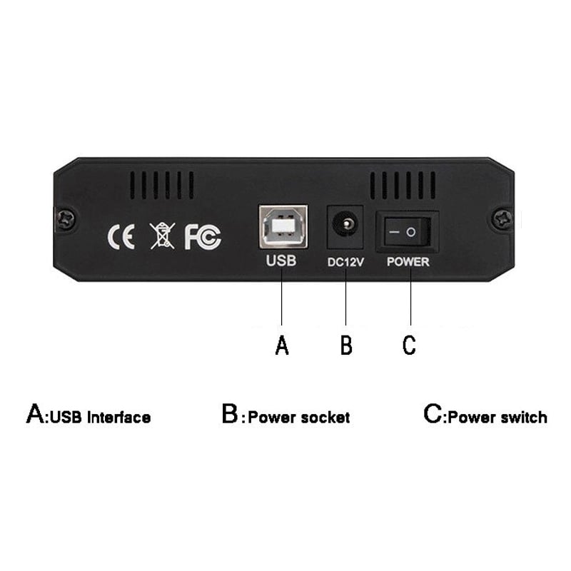 hdd box ide sata acasis ba-06usi