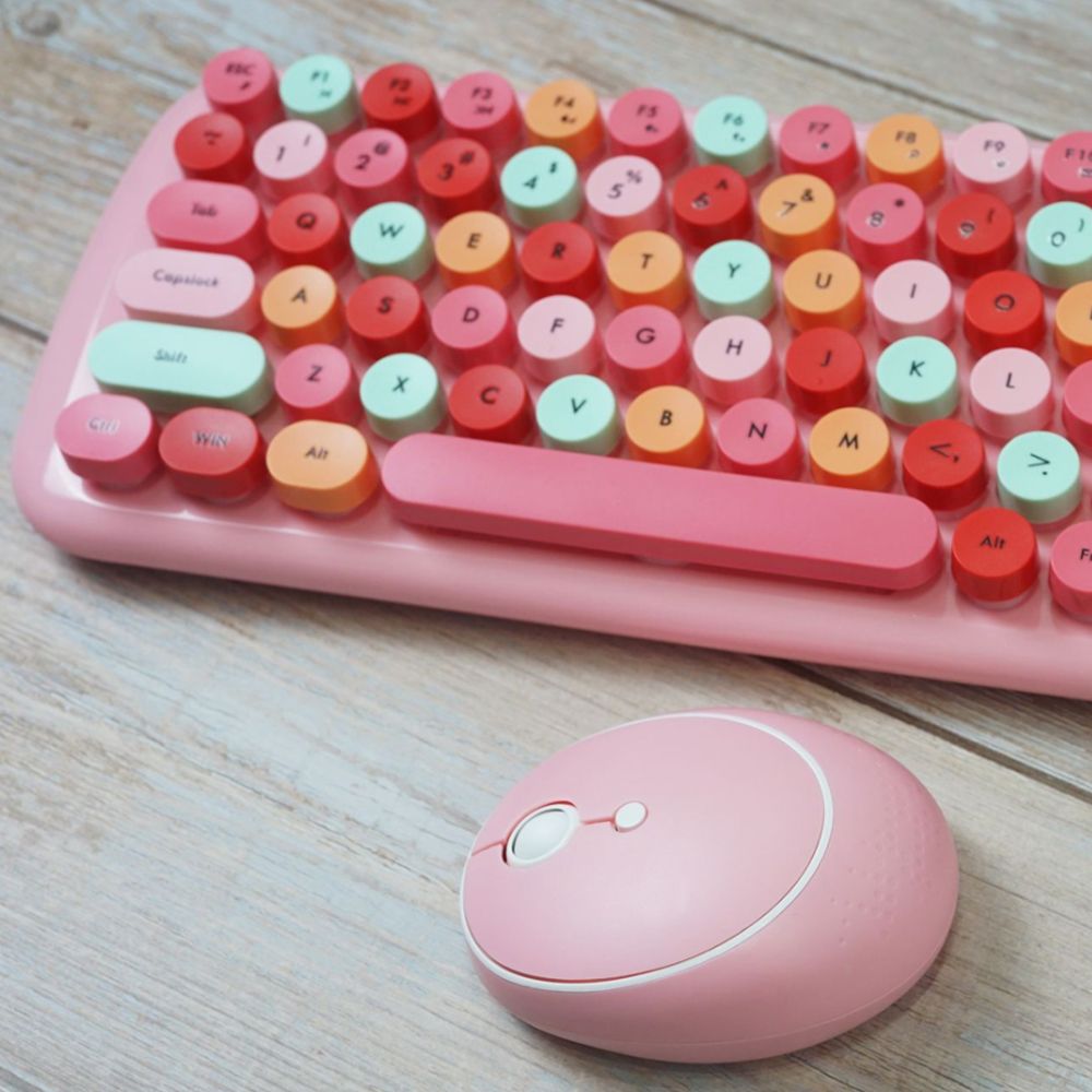 Bộ bàn phím chuột không dây nhiều màu chính hãng Mofii CANDY