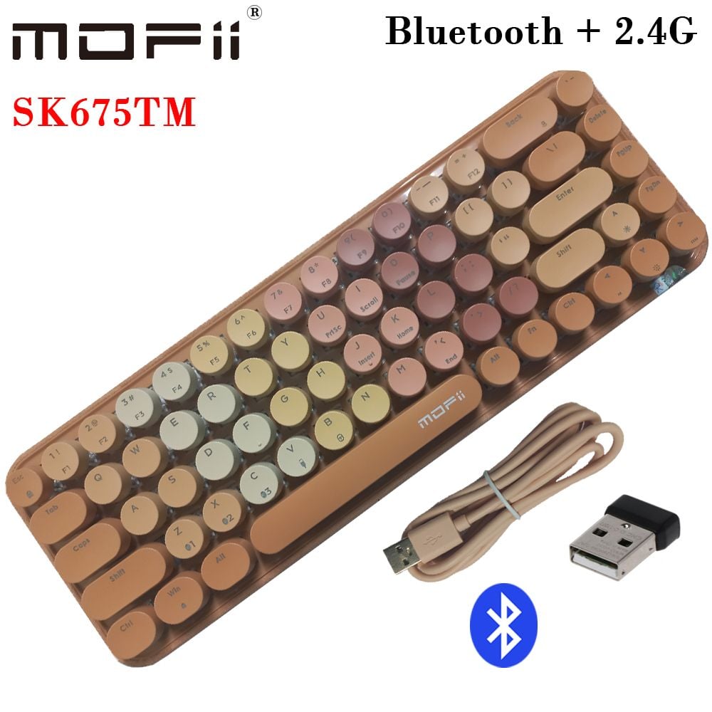 Bàn phím cơ bluetooth 5 trong 1 Mofii SK675TM