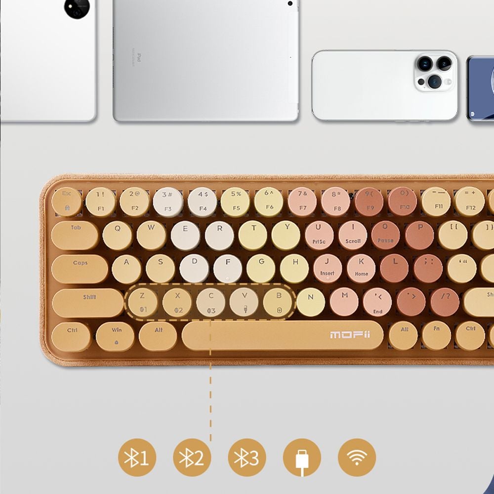 Bàn phím cơ bluetooth 5 trong 1 Mofii SK675TM