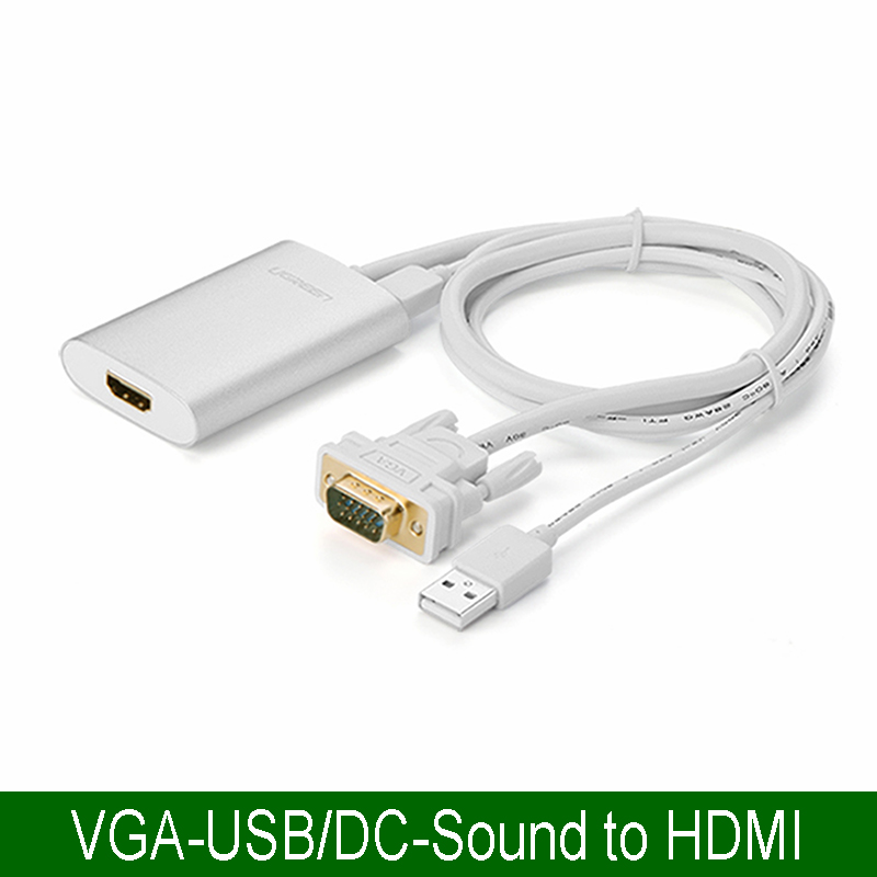 bo chuyen doi vga audio sang hdmi ugreen chnh hang