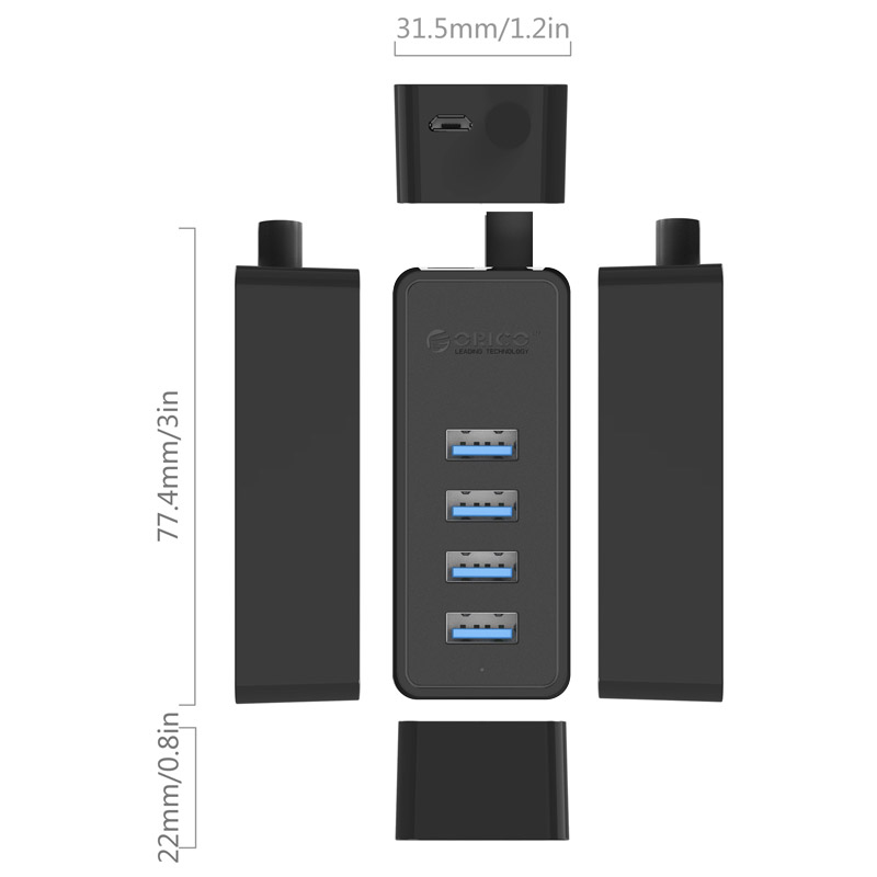 bo chia usb w5p-u3 orico