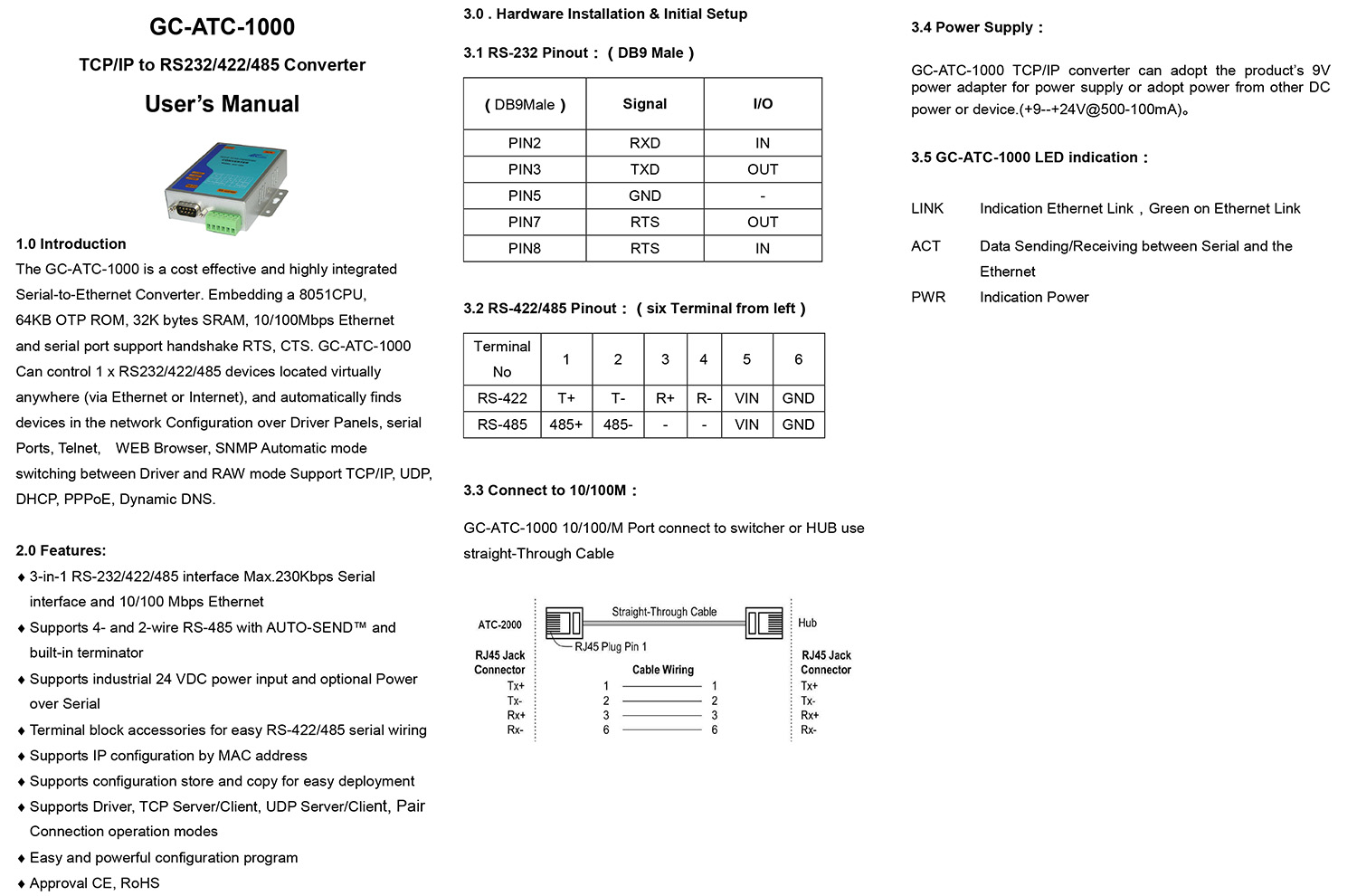 bo chuyen tcp/ip-ra-rs232-rs485-rs422 atc-1000