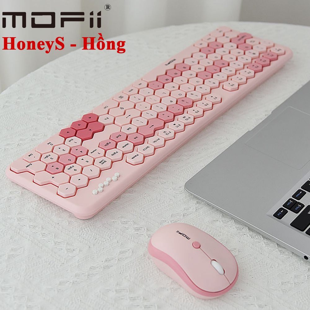 Bàn phím chuột không dây full size HoneyS