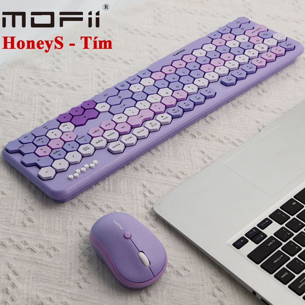 Bàn phím chuột không dây full size HoneyS
