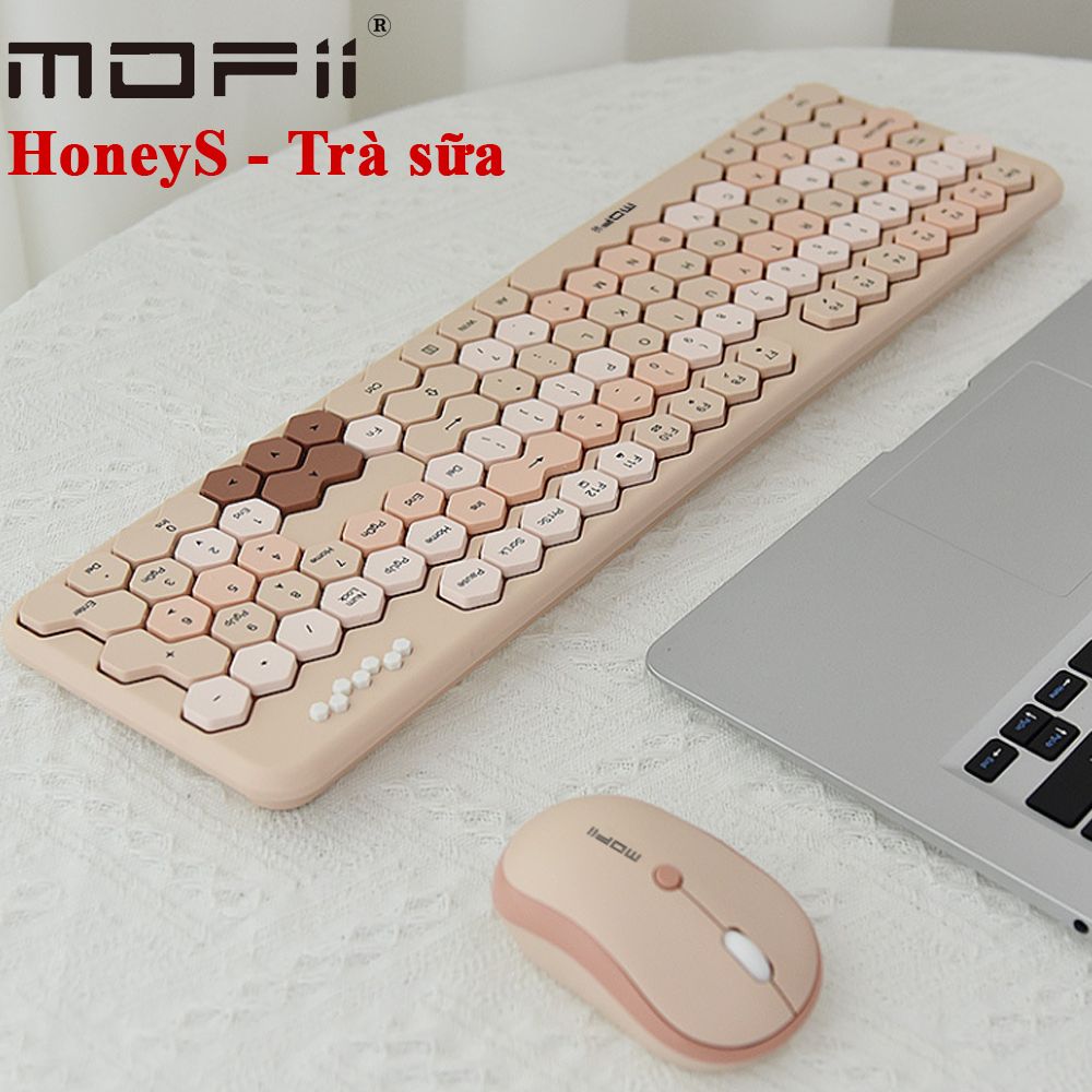 Bàn phím chuột không dây full size HoneyS