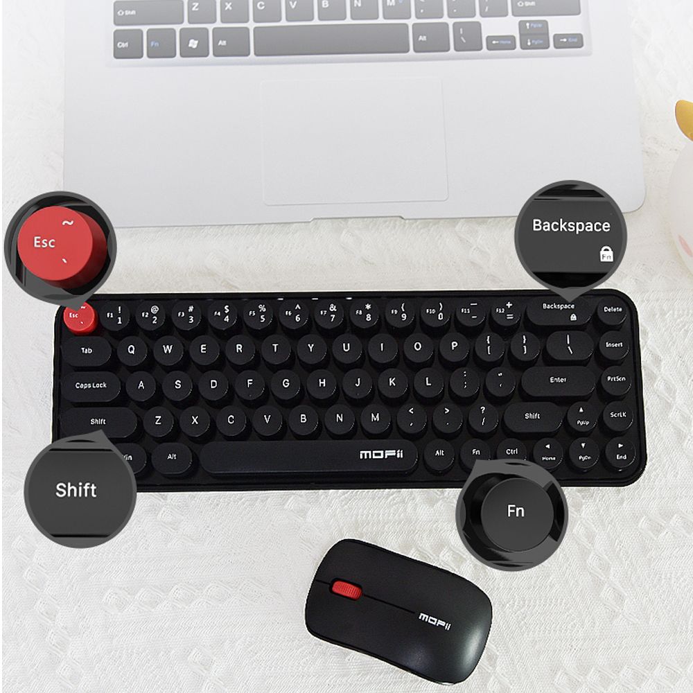 Giới thiệu bàn phím chuột không dây mofii phối nhiều màu SMK676367AG
