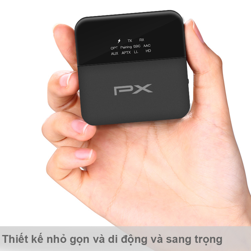 bo thu phat bluetooth cho loa ampli tai nghe smart tv px brx-3000 mini