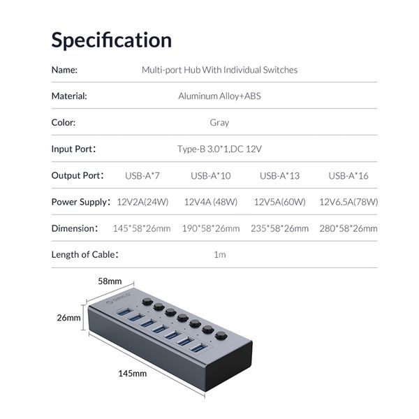 bo chia usb 1 ra 16 cong