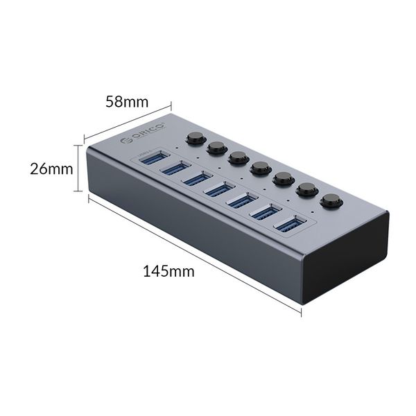 bo chia usb 3.0 7 cong