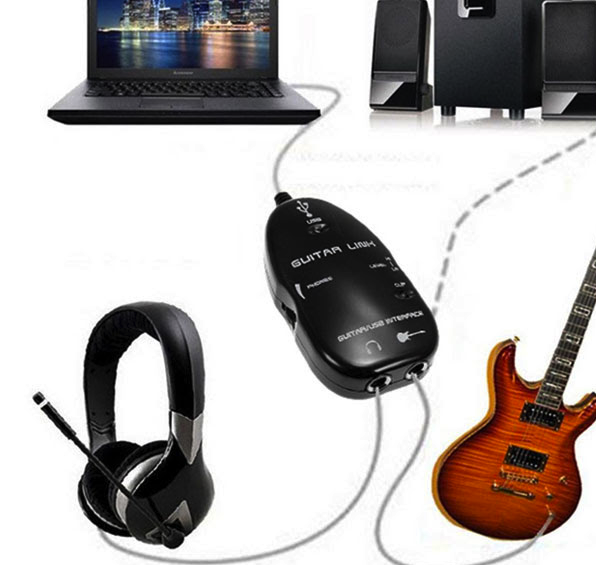 Cáp USB Guitar Link kết nối guitar với máy tinh