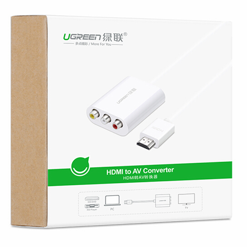 cap chuyen hdmi sang av 1 met ugreen 30452