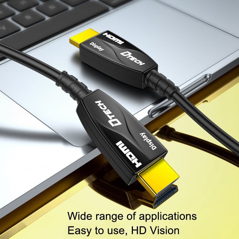 Cáp HDMI 2.0 sợi quang chuẩn 4K@60Hz chính hãng Dtech dài từ 2M đến 100M