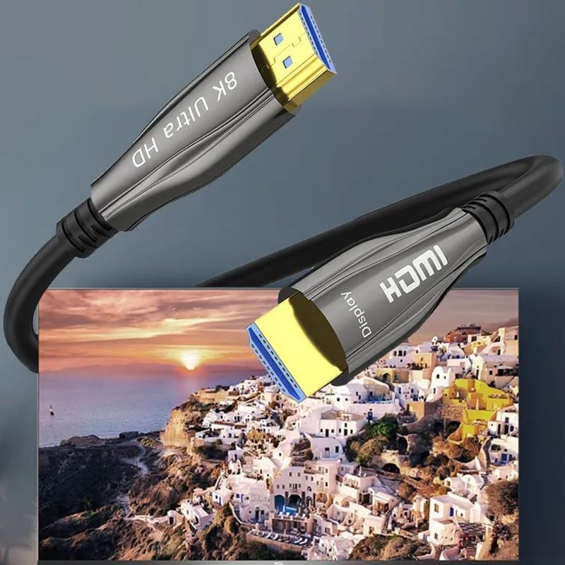 Cáp HDMI 8K sợi quang dài 10M đến 100M
