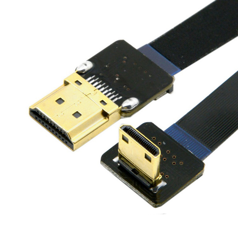 cáp mini HDMI sang HDMI sieu mỏng ruybang