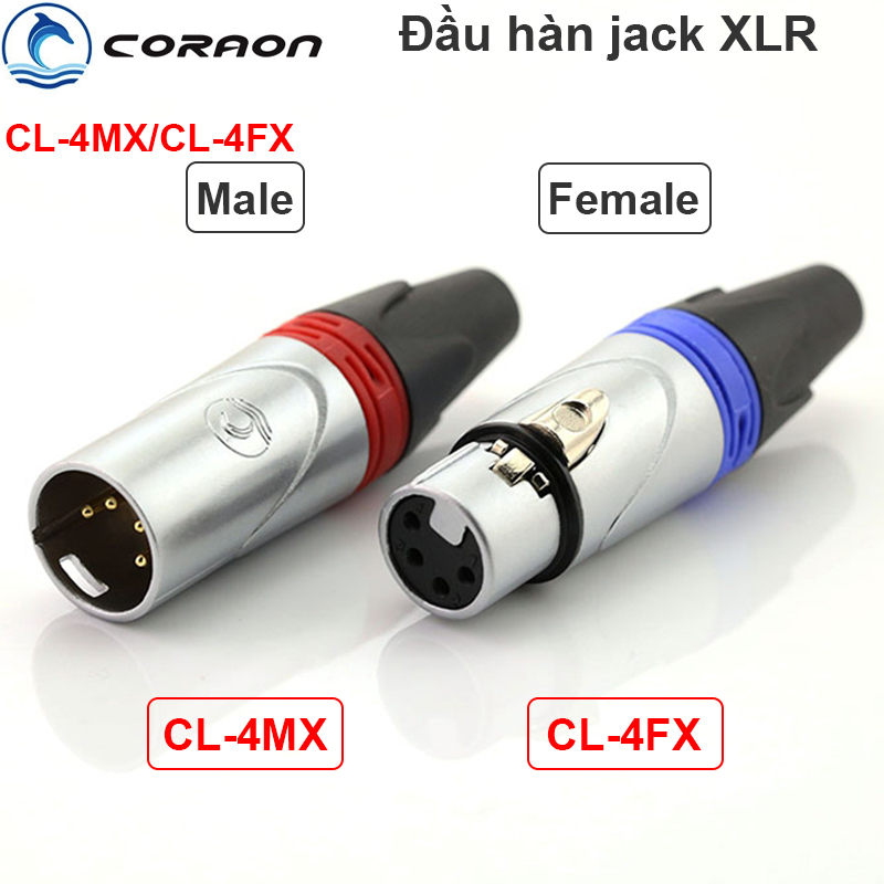 dau han XLR 4pin