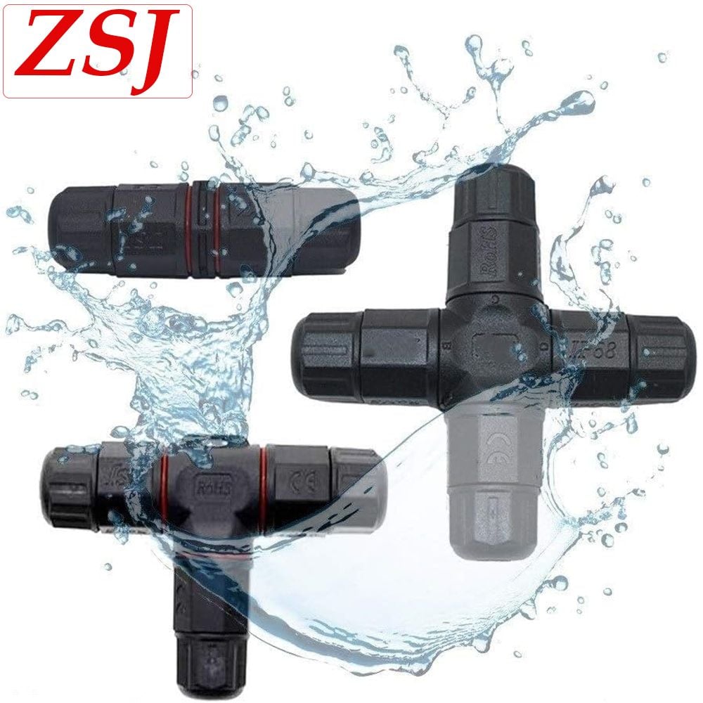 Đầu chia điện chống nước 1 ra 3 IP68 chính hãng ZSJ L20-4T 2,3,4 pin