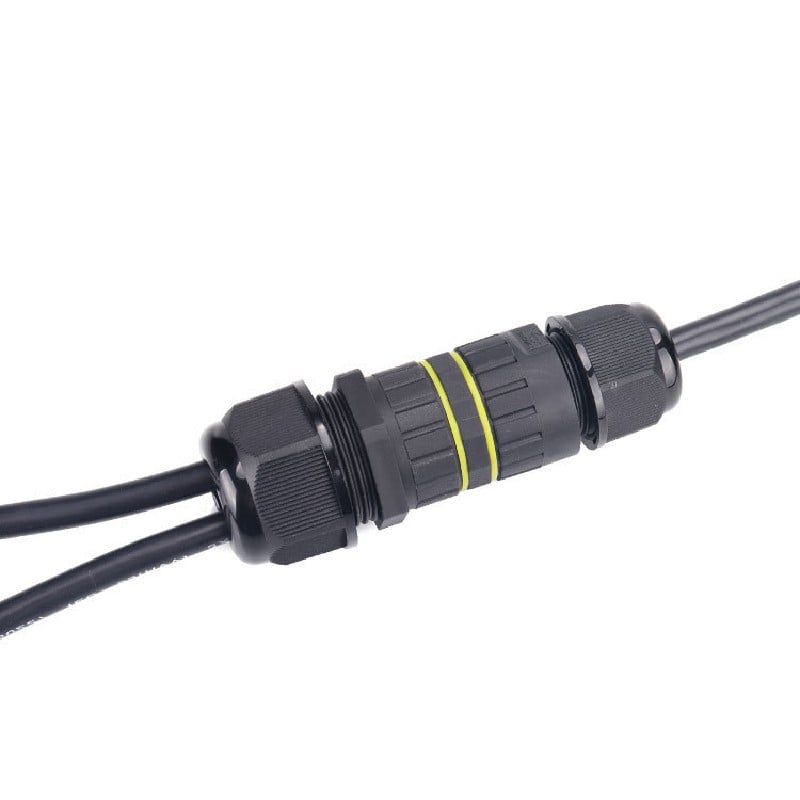Đầu Cút Nối Điện Chia 2 Dây Chống Nước IP68 - 2 Lõi Chính Hãng E-Weichat EW-M25-3T