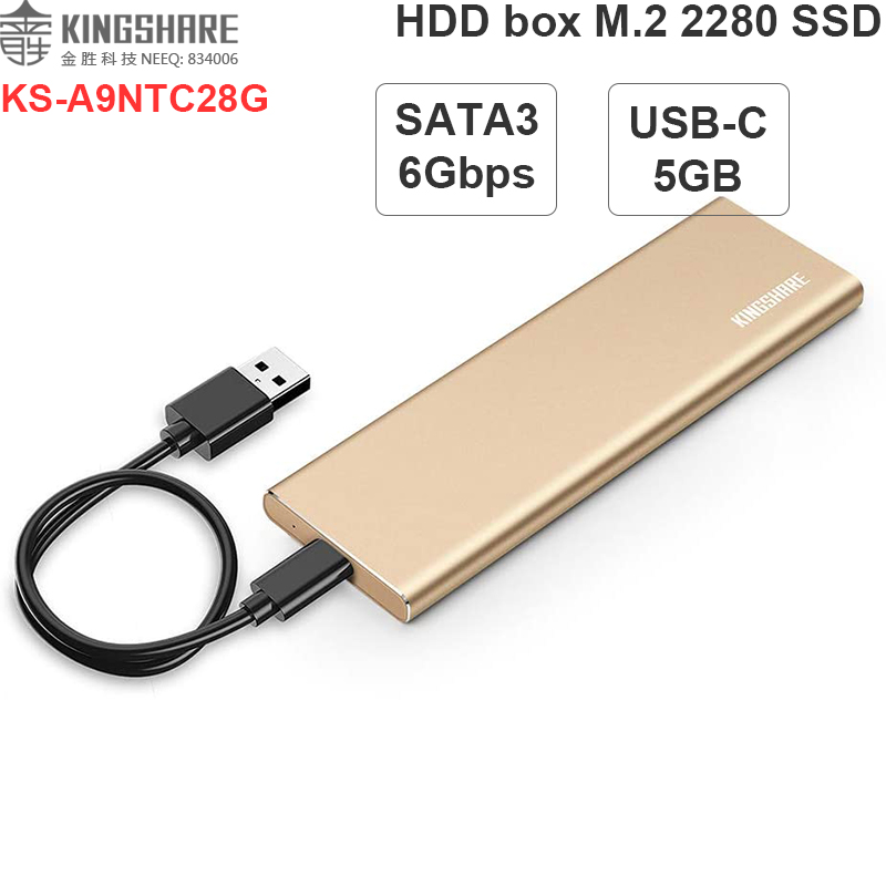 kingshare SSD box M.2 NGFF 2280