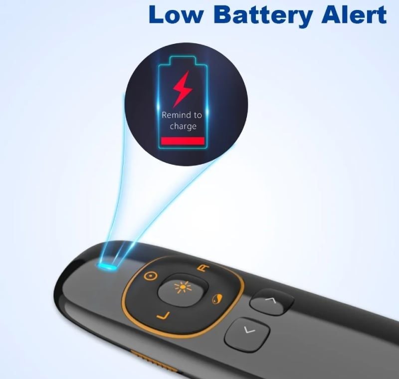 Bút trình chiếu kỹ thuật số kiêm chuột bay laser màu xanh Norwii N86S