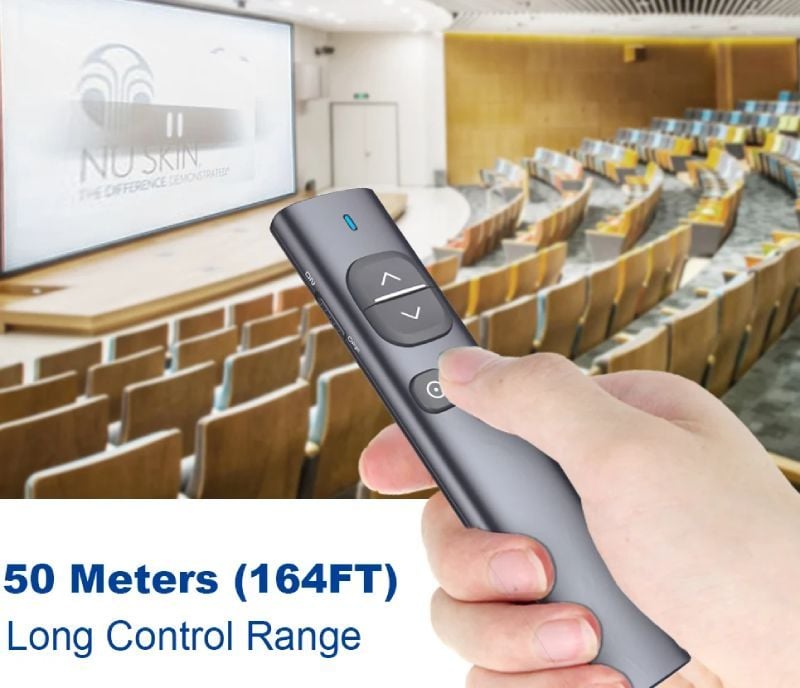 Bút trình chiếu kỹ thuật số spotlight dùng cho tivi màn hình led NORWII N96S-G laser màu xanh