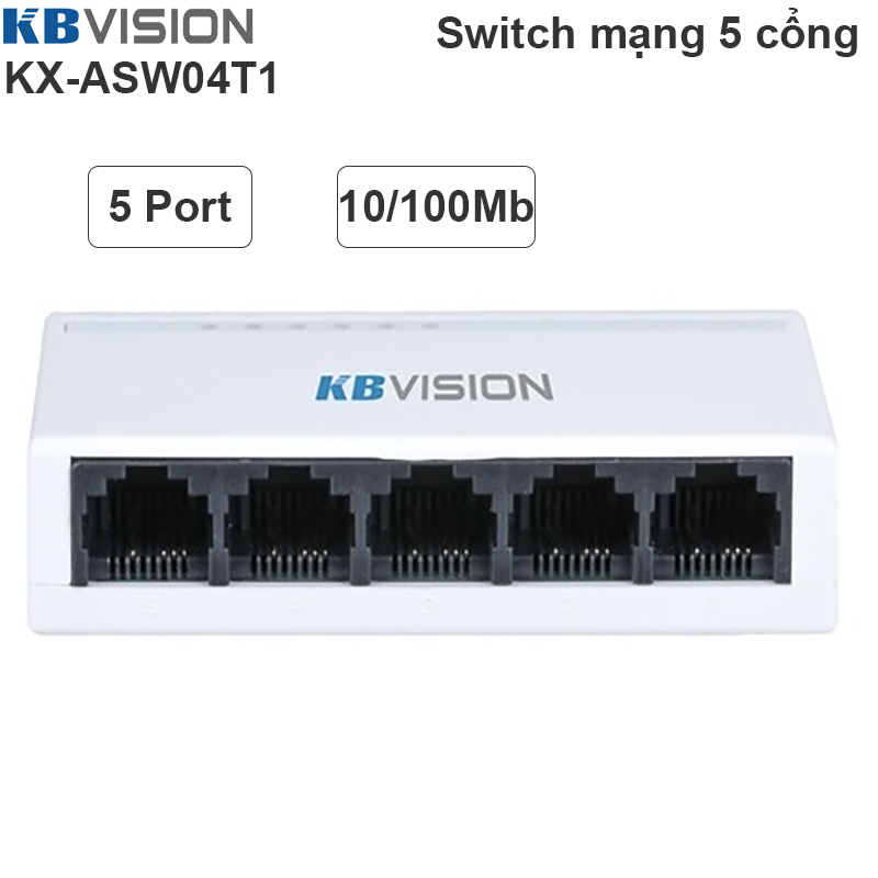 switch chia mang 5 công kbvision