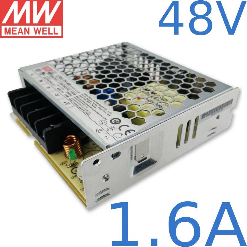 Nguồn DC LED 48V 1.6A 75W Meanwell LRS-75-48